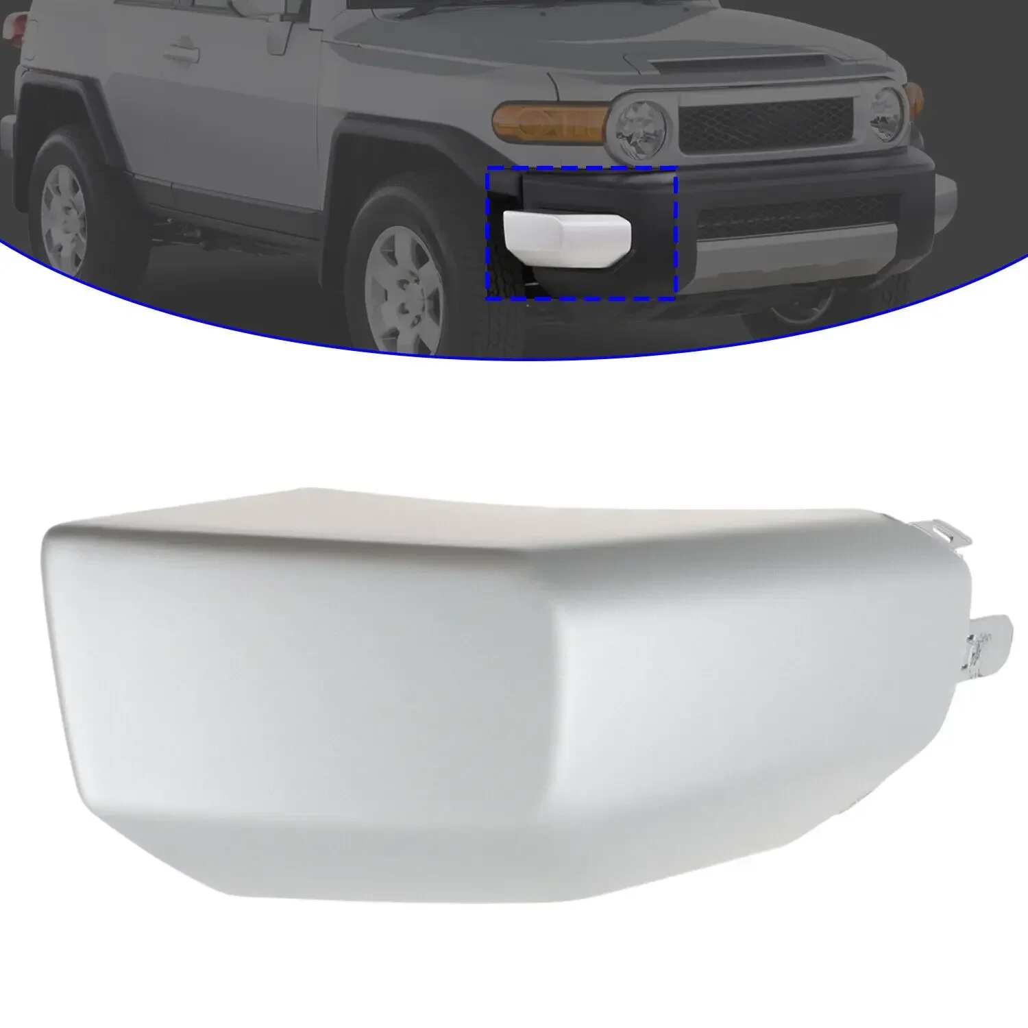 For Toyota FJ Cruiser 2007-2014 Replacement Front Bumper Corner End Cap Pad 52423-35020 52422-35030 52422-35060 52423-35050