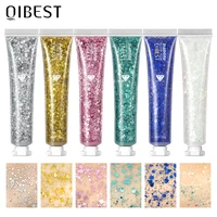 Festival Body Glitter Gel Face Eye Glitter Eyeshadow Holographic Cosmetics Laser Powder Chunky Nails Hair Glitter Bar Makeup Set 2