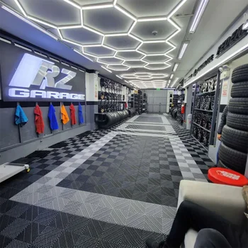 Hexagon LED Garage Ceiling Light 3