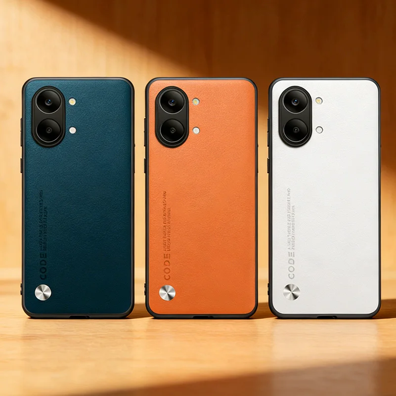 Sophisticated Plain Leather Protective Case
