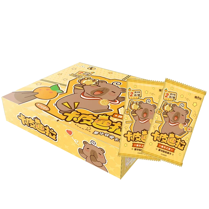 Pack of 20 CARDFUN Capybara Trading Cards - Official Anime Collectible Card Game Set