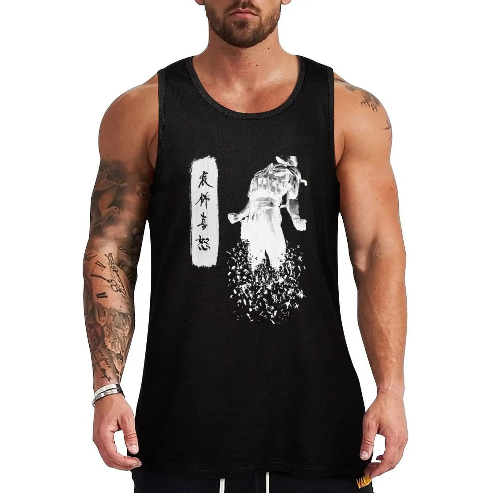 

Metal Gear Solid 4 - Dissolving Snake Tank Top bodybuilding Vest for boy Male clothes