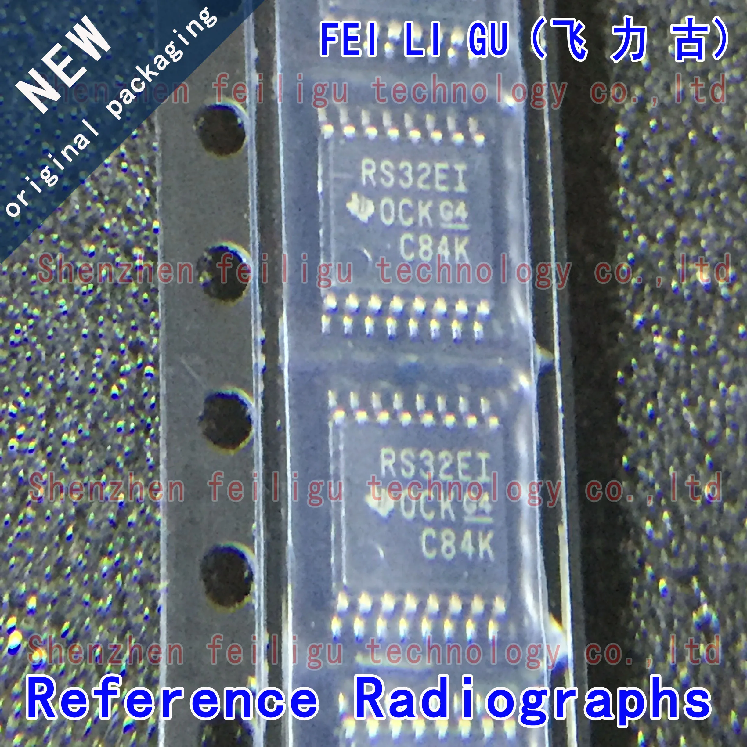 1~30PCS 100% New Original TRS3232EIPWR TRS3232EIPW TRS3232 Silkscreen RS32EI TSSOP16 Driver Chip Electronics