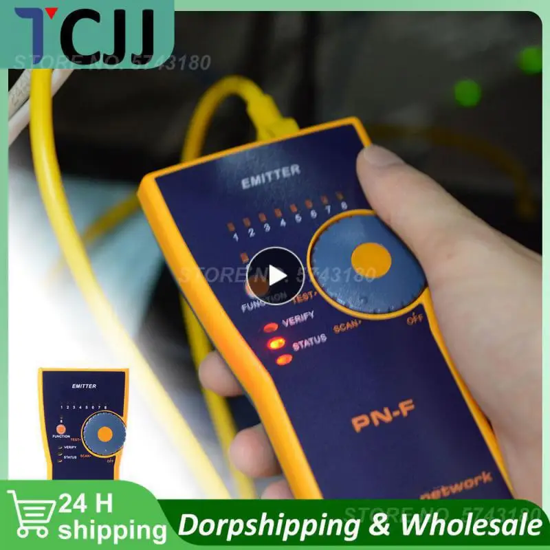 

New Network Cable Tester Wire Tracker Detector Line Finder TV Telephone Phone Signal Transmission Tone Diagnose Tool Kit