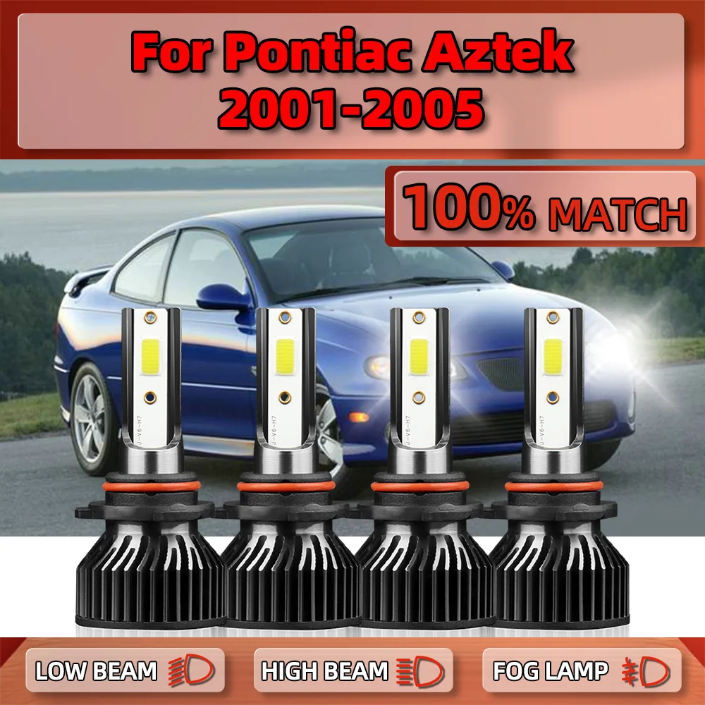 

LED Headlight Bulbs 40000LM Car Light 6000K High Low Beam Super Bright 12V 24V For Pontiac Aztek 2001 2002 2003 2004 2005