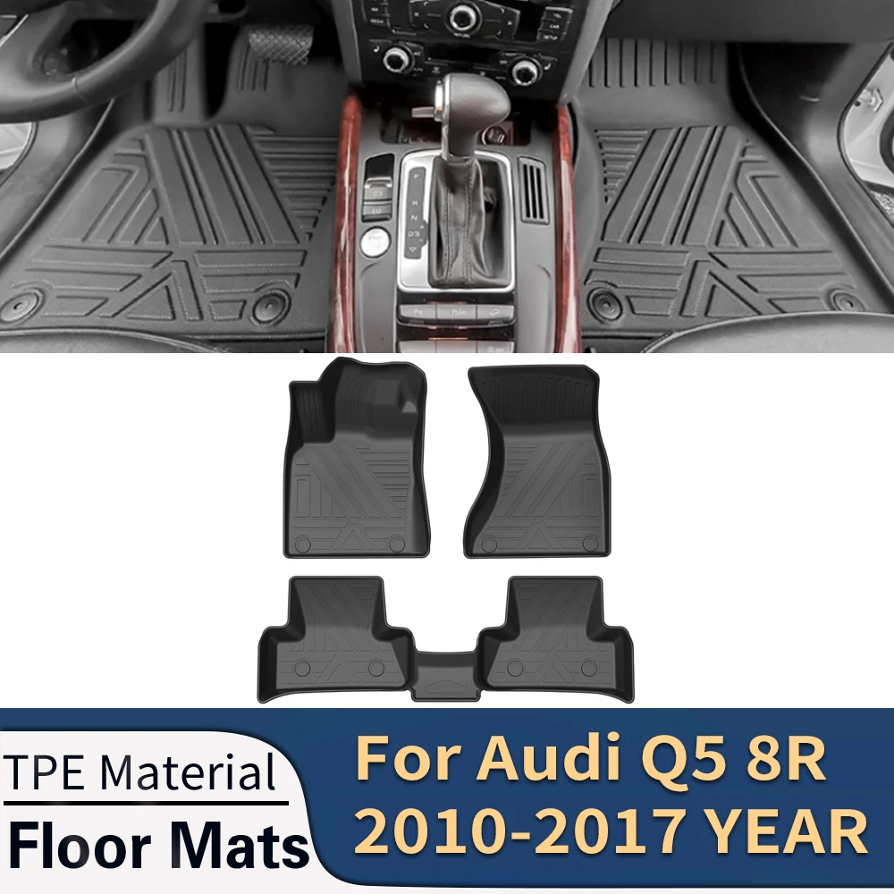 AutoCarFloorMatsforAudiQ58R20102017AllWeatherTPEFootMats