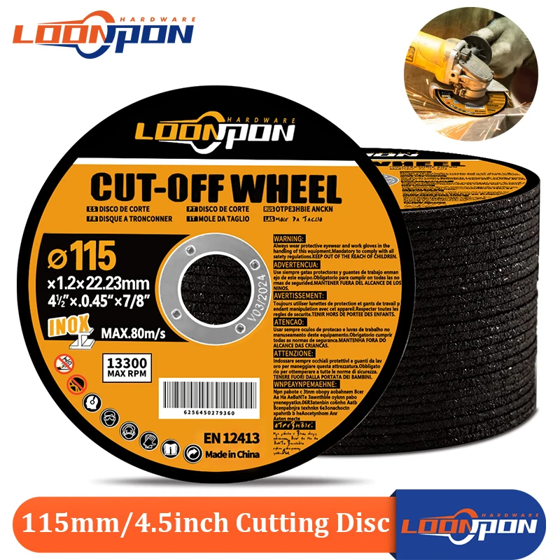 Metal Cutting Discs 115mm Cut Off Wheels Flap Sanding Grinding Discs 3-50Pcs For Angle Grinder