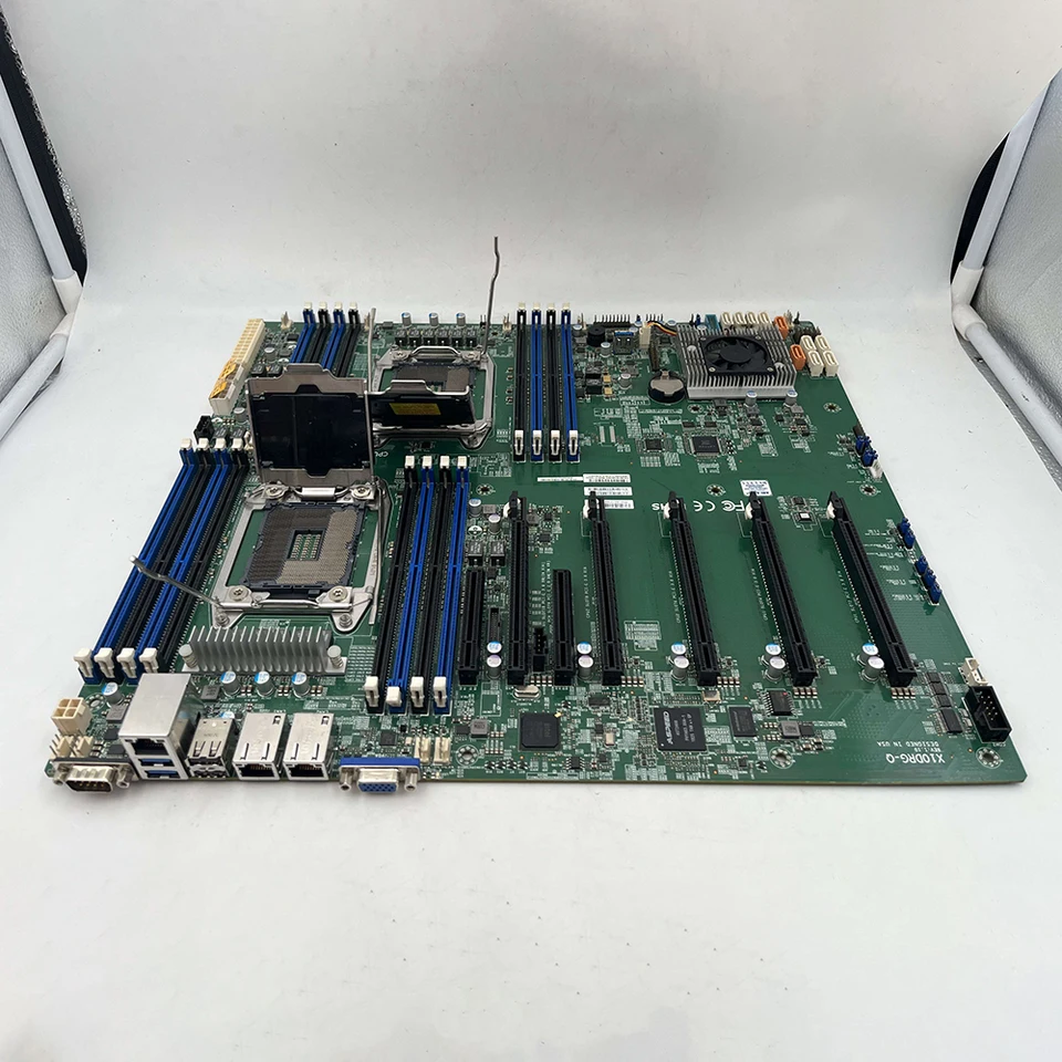 マザーボード SUPER MICRO X10DRi + 2CPUs E5 2680V4 SuperMicro X10DRi-TR013 INTEL Motherboard+Heatsink 2CPU E5-2680v4