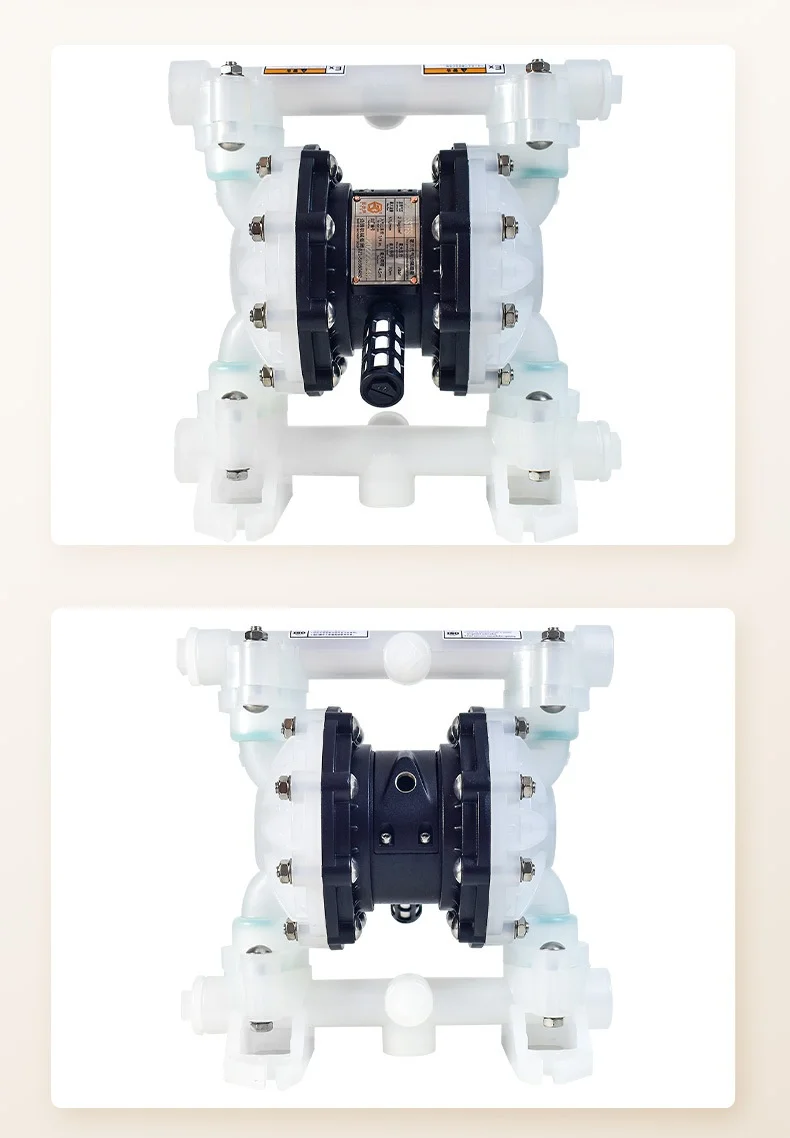 GODO QBY3-25S Industrial Pneumatic Diaphragm Pump Acid-Resistant PP Water Air Di