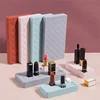 New Style Desktop Organizer Silicone Lipstick Storage Rack Cosmetic Makeup Box Eyebrow Pencil Display Brush Lipstick 6