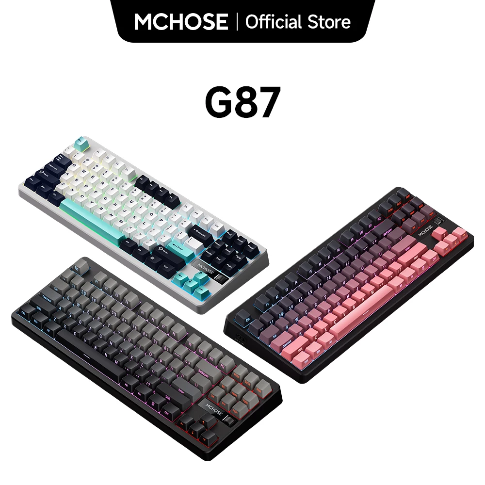 MCHOSE G87キーボード 本体 MCHOSE G87 Wireless Gasket Mount Custom Mechanical Keyboard