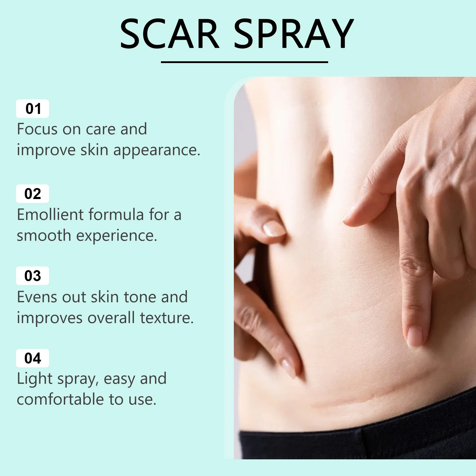 Scar Remover Spray Burn Surgical Cesarean Scar Hyperplasia Smoothing Repair Acne Pox Prints Stretch Marks Whitening Pigmentation