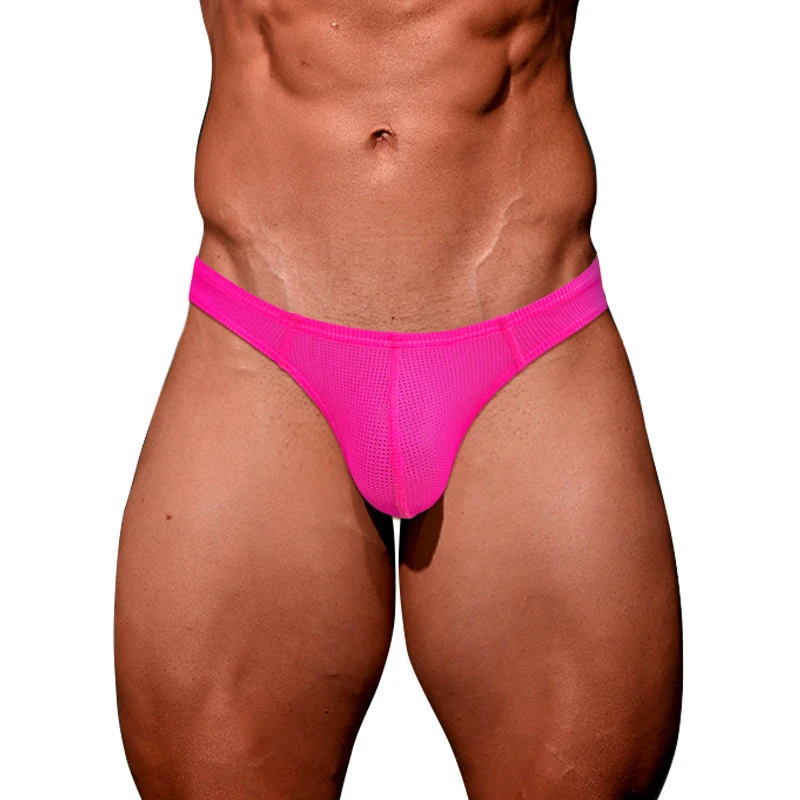 CMENIN Sexy Men Thongs Sissy Mens Jockstrap Bikini Underpants Breathable Cotton Men Lingerie Panties G Strings Cueca Men's Thong