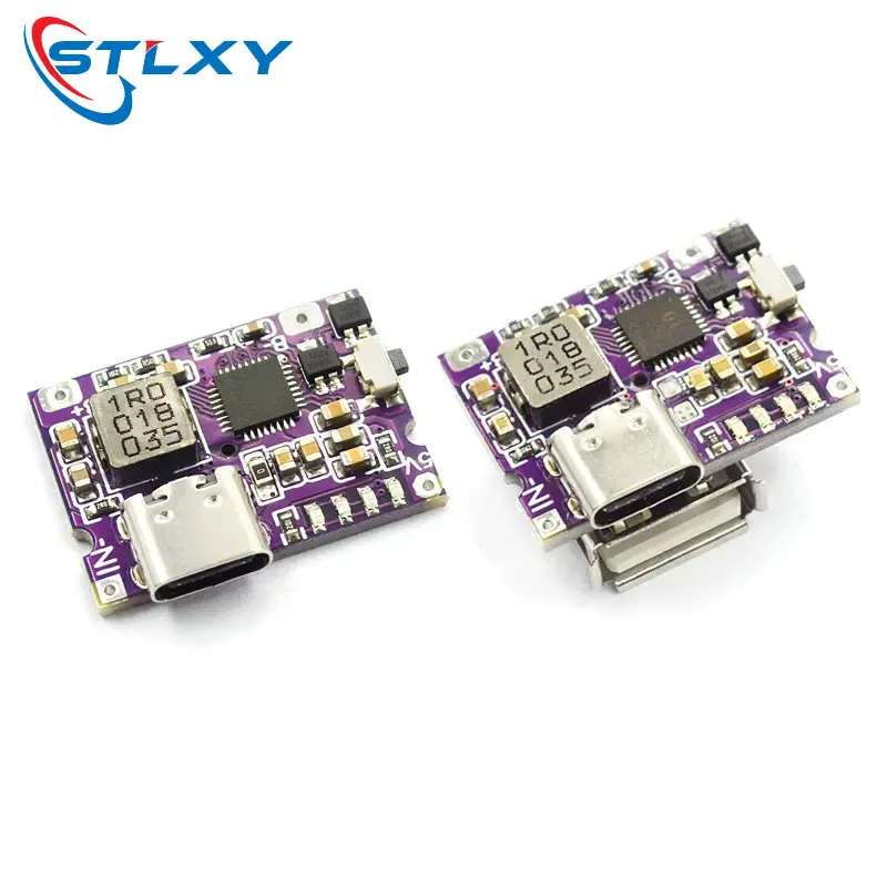 C타입 USB 부스트 컨버터, 스텝 업 전원 모듈, IP5310 모바일 보조배터리 액세서리, 스위치 LED 표시기, C타입 U, 5V 3.1A