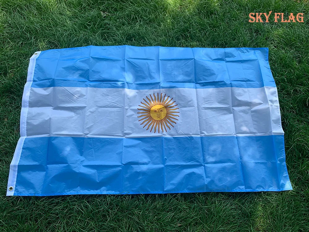 SKY FLAG Argentina Flag 90x150cm hanging polyester standard Argentine National… - Image 2