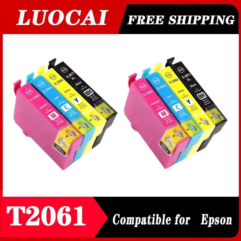 

1/2/3set T2061 South America New Ink Cartridge T2071 T2061 T2062 T2063 Suitable For Epson Expression XP-2101 XP2101 Printer
