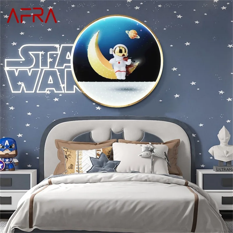 

AFRA Indoor Wall Lamps Fixtures LED Luxury Mural Modern Creative Light Sconces for Home Bedroom