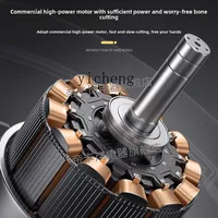 Zz bone sawing machine commercial bone cutting electric desktop cutting beef bone frozen meat pig trotters household 2