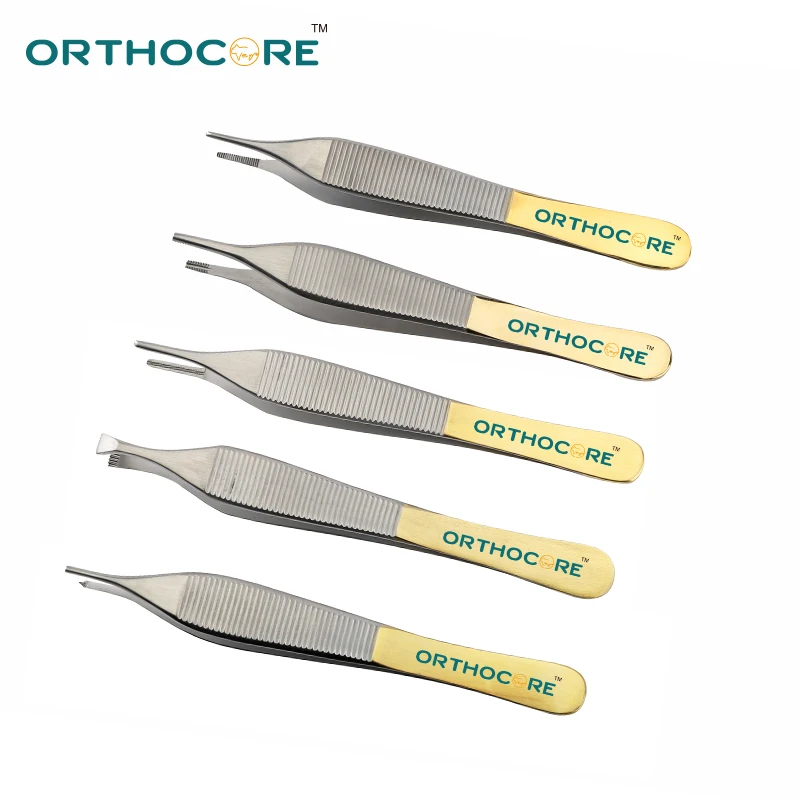 Adson Forceps Dissecting Forceps Brown Dissecting veterinary orthopedic instruments