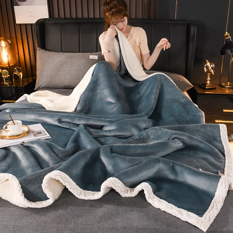 Warm Thick Blankets Soft Super Warm Winter Blanket Home Bedroom Keep