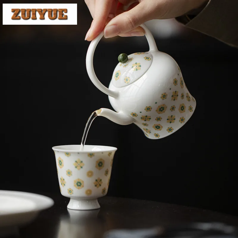 180ml Jade Clay Teapot with Infuser - Elegant Tea...