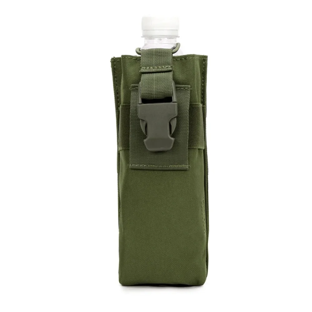 

Military Tactical Molle Pouch Water Bottle Holster Outdoors Camping Hiking Hunting Travel Canteen Kettle Holder Bag