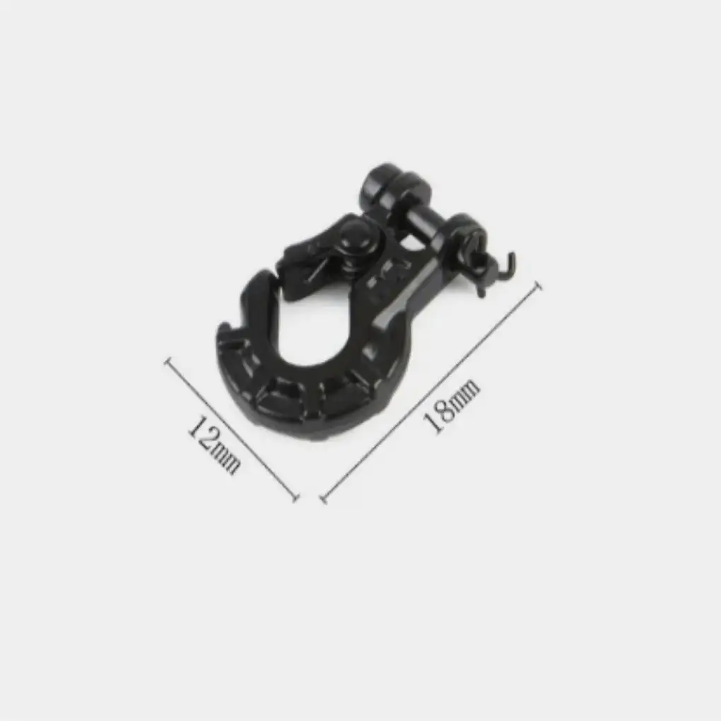 

RCGOFOLLOW RC Car Metal Trailer Tow Hook Accessories for 1:10 RC Crawler TRX4 TRX6 Axial SCX10 D90 TRX4 TF2 CC01 Capra Redcat