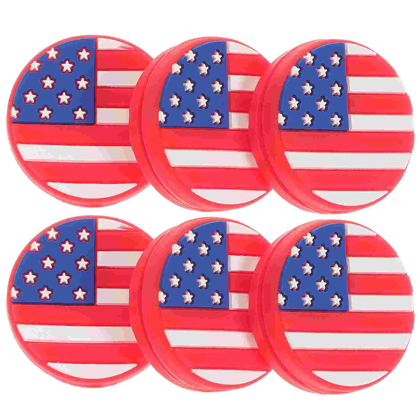 

6 PCS Vibration Dampener Tennis Racquet Dampeners Shock Absorber Gear Racket Accessories