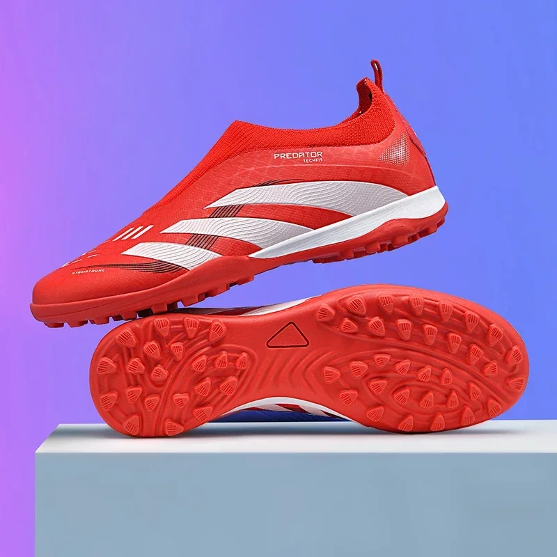 أحذية كرة قدم رجالية جديدة مسامير طويلة أحذية كرة...