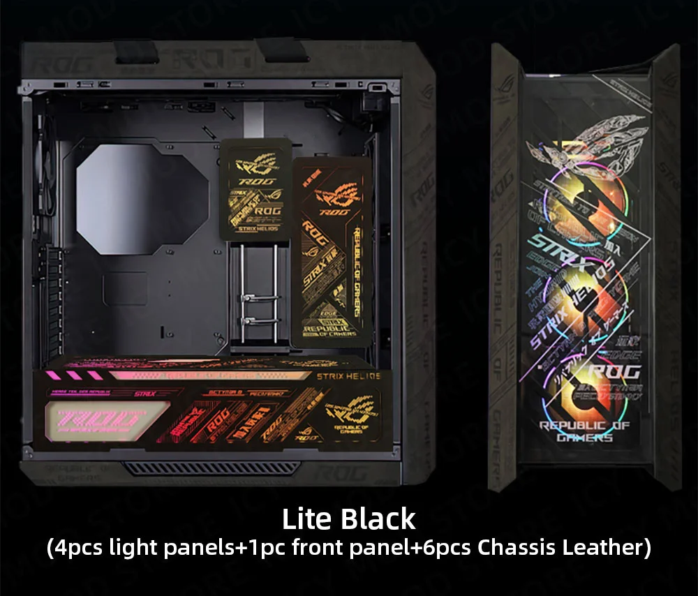 2022 New ASUS GX601 Case Panel 4pcs ARGB Lighting Plate ROG