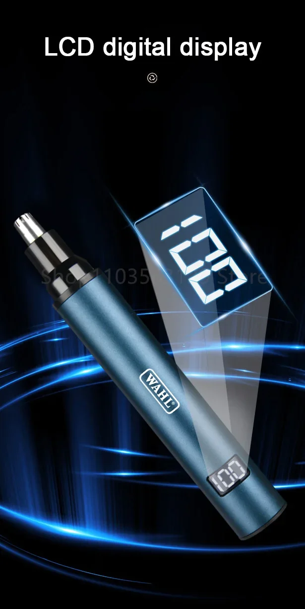 Wahl 남성용 코 트리머, 코 및 귀 헤어, 청소 브러시 포함, C 타입 충전, 오리지널 Wahl 5546A