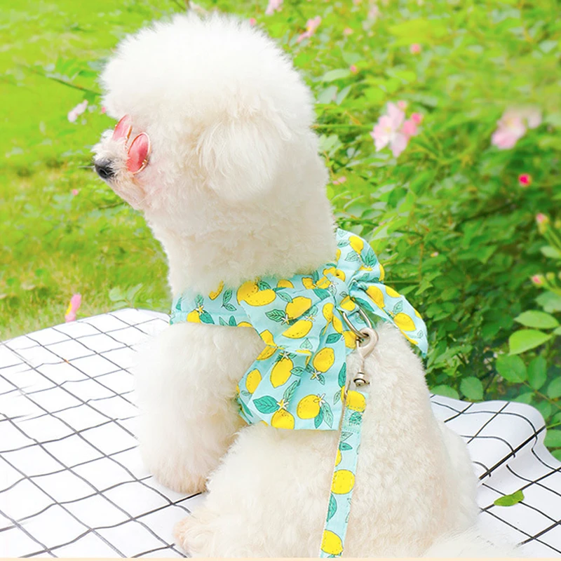 Floral Bowknot Clothes Cat & Small and Medium Dog Vest - PeticaDeals