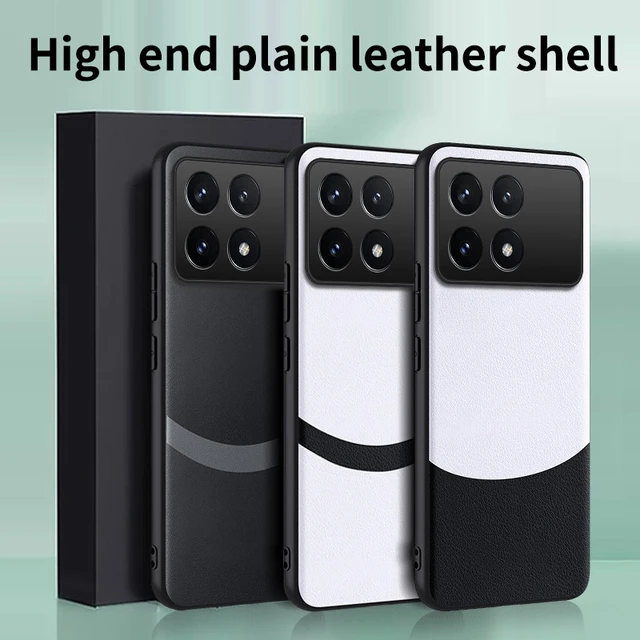 For Xiaomi Poco X6 Pro Case Car Holder Magnetic Leather Case Cover Phone  Fundas Soft Frame Back Coques Xiaomi Redmi Poco X6 Pro - AliExpress