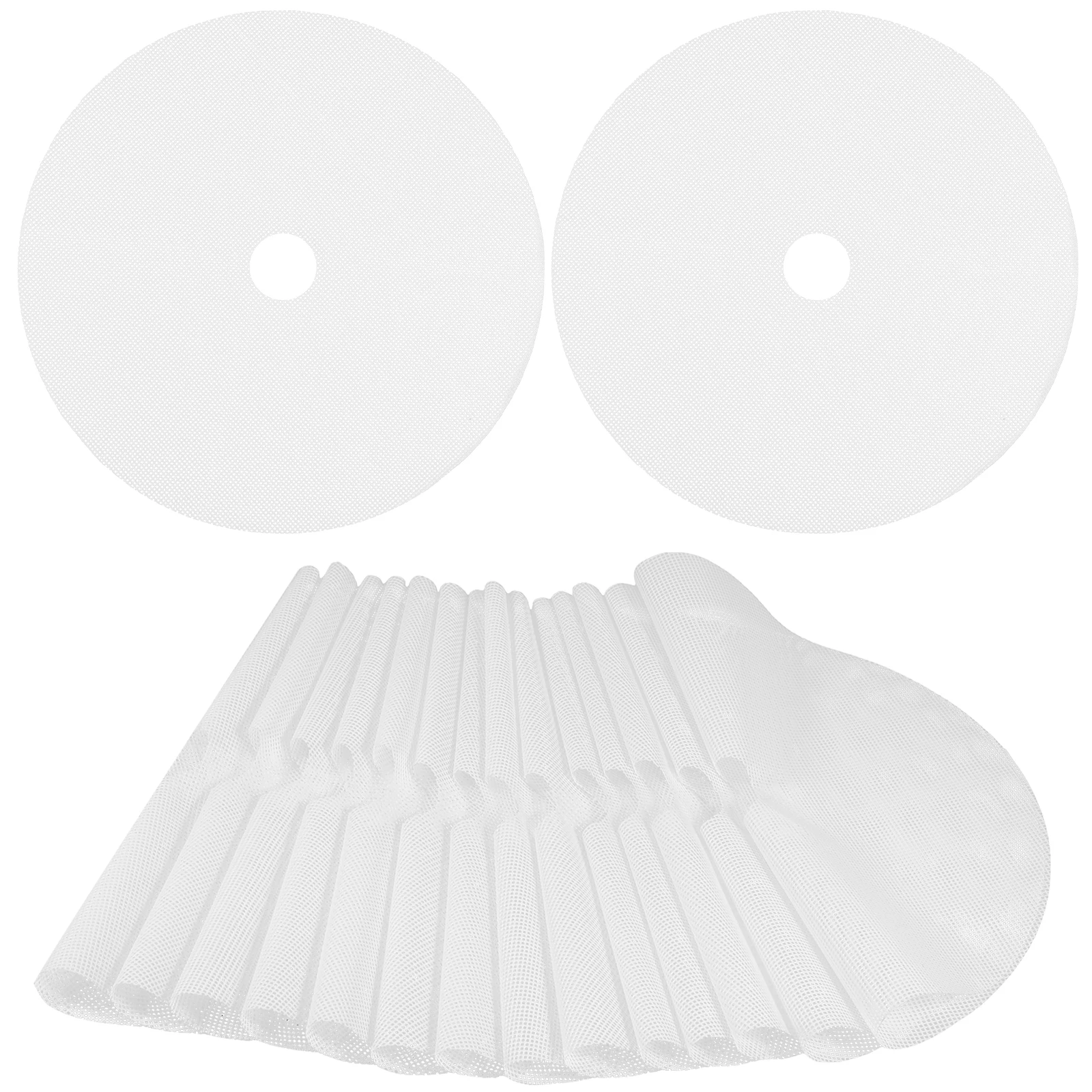16Pcs Silicone Dehydrator Sheets Non Stick Food Fruit Dehydrator Mats Reusable Steamer Mesh Mat for Fruit Dryer Tray Liner