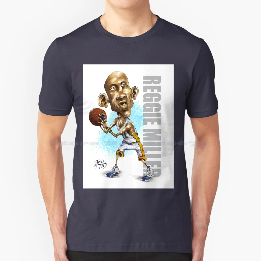 T-Shirt Buffalo Miller 100% Cotone Tee Rilyenions Richard Lytwynuk Leon Miller Basket Indiana Sport Cartoon