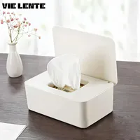 Dustproof Wet Tissue Box with Lid Portable Baby Nappy Wet Tissue Organiser Home Car Office Tissue Organiser Wipes Dispenser 1