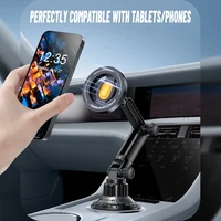 Magnetic Phone Holder Installation of Water Cup in Car for Magsafe IPhone 16 15 14 13 12 Samusng Xiaomi 360° Rotation Cell Mount 2