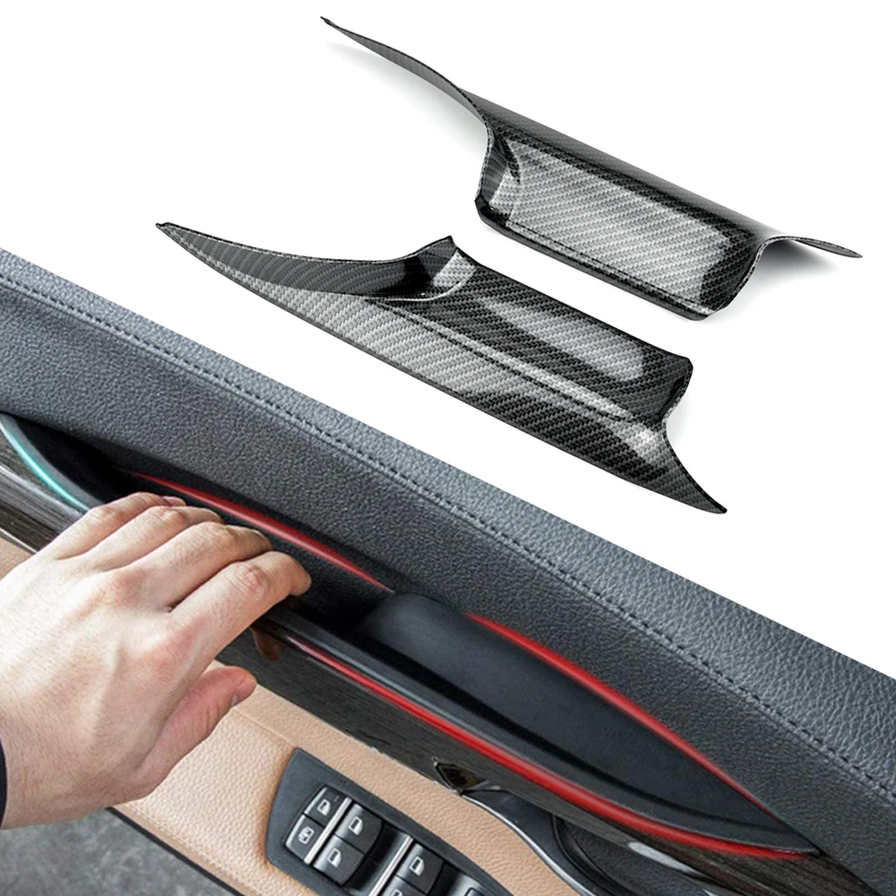Car Interior Door Handles Cover For Bmw F01 F02 7 Series Front Left+