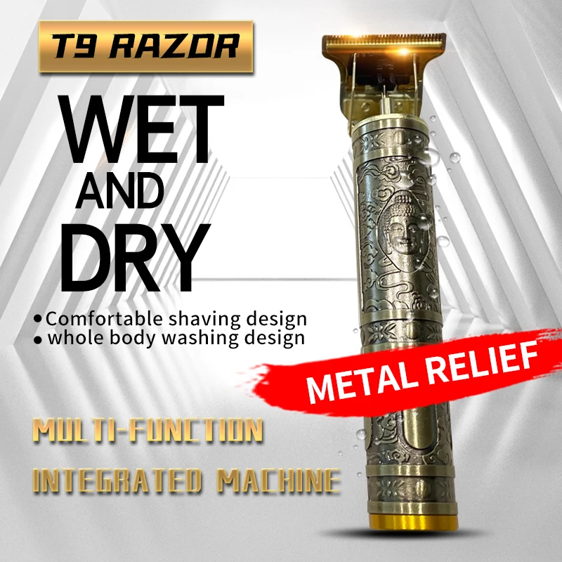 Men's Trimmer Barber Hair Clipper Cutting Machine Beard Shaving Wireless Electric Razor Men Shaver |