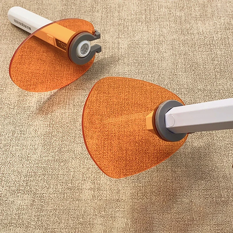 Dispositivi per saloni di bellezza per unghie Deflettore acrilico che blocca la luce per occhiali protettivi per lampada UV per unghie a forma dritta Anti-luce blu - immagine 4