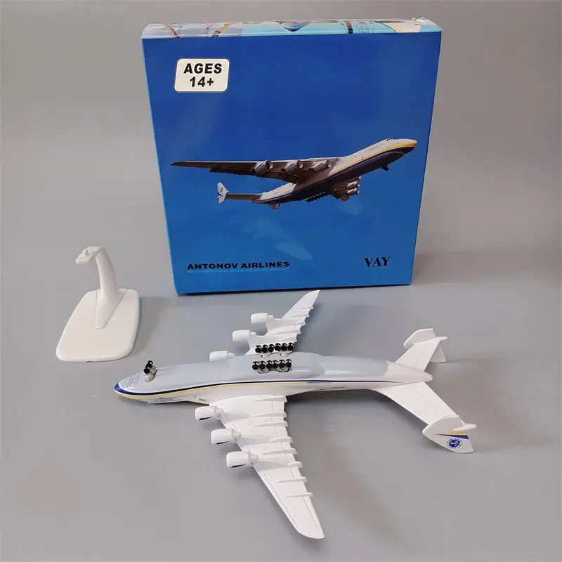 Airplane Model 20CM Diecast Metal Alloy Antonov An-225 1/400 Scale For Collection