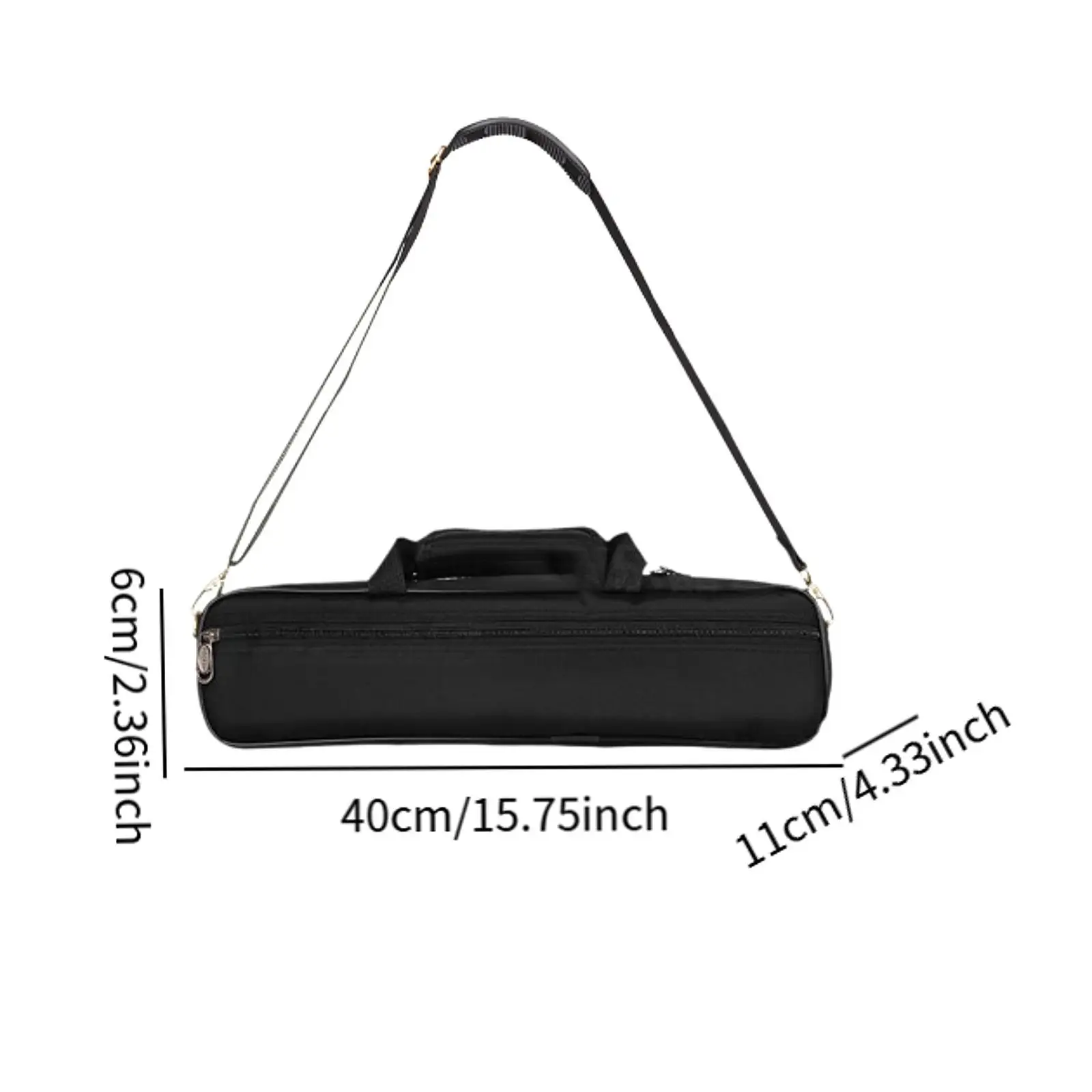 Trave 플루트 케이스 방수 기능으로 긁힘 방지 외부 포켓 플루트 보관 가방 공연 여행 파티용 플루트 보관 케이스