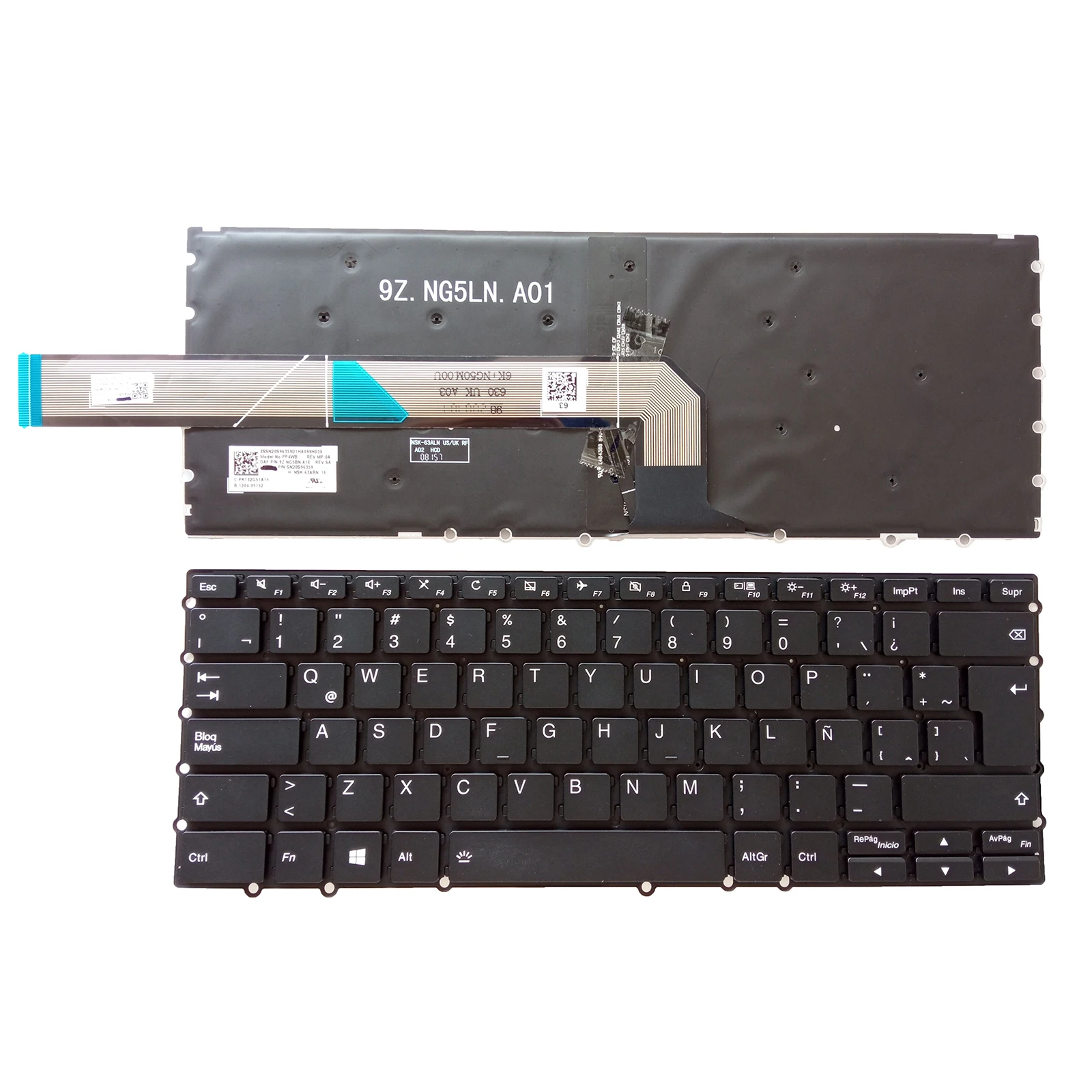 

New for LENOVO 14W 81MQ-000JUS LA Latin Keyboard Black Backlit