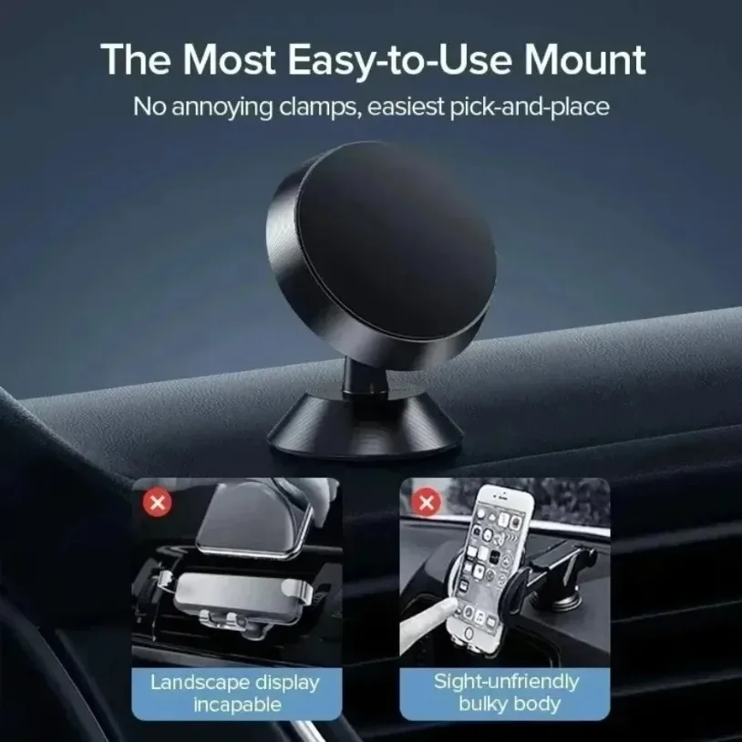 Cell GPS Support Magnetic Car Phone Holder Mount Dashboard Smartphone Mobile Stand Bracket in Car For iPhone Xiaomi Samsung LG