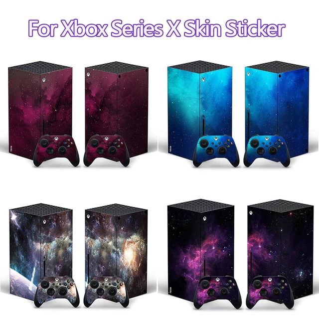 Fogo azul para xbox série x skins de carbono console da pele decalque  adesivo + 2 controlador peles para xbox série x #0595 - AliExpress