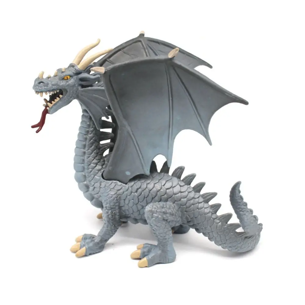 Ice Flying Dragon Myth Dragon Figures Fire Bullfighting Mythology Simulation Warcraft Western Beast PVC Toys Dragon Animal Model