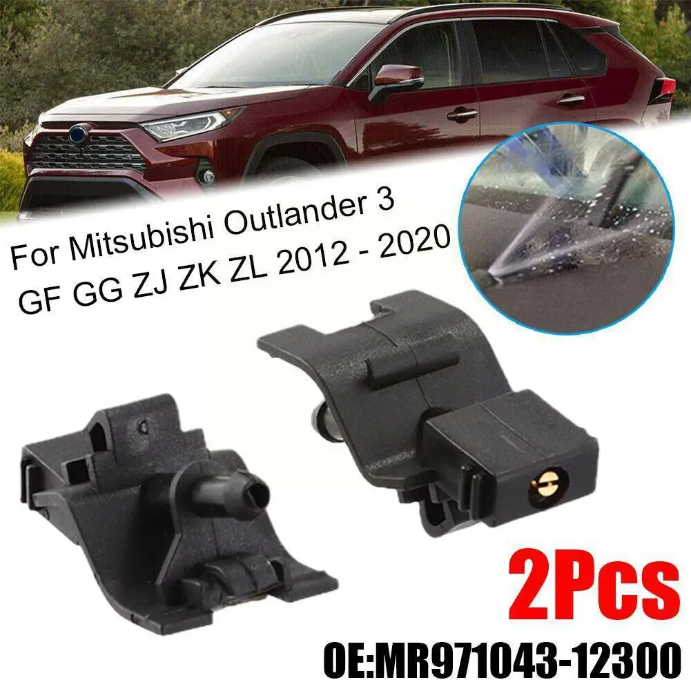 

2 шт., Форсунка для стеклоочистителя для Mitsubishi Outlander 3 GF GG ZJ ZK ZL 12-20