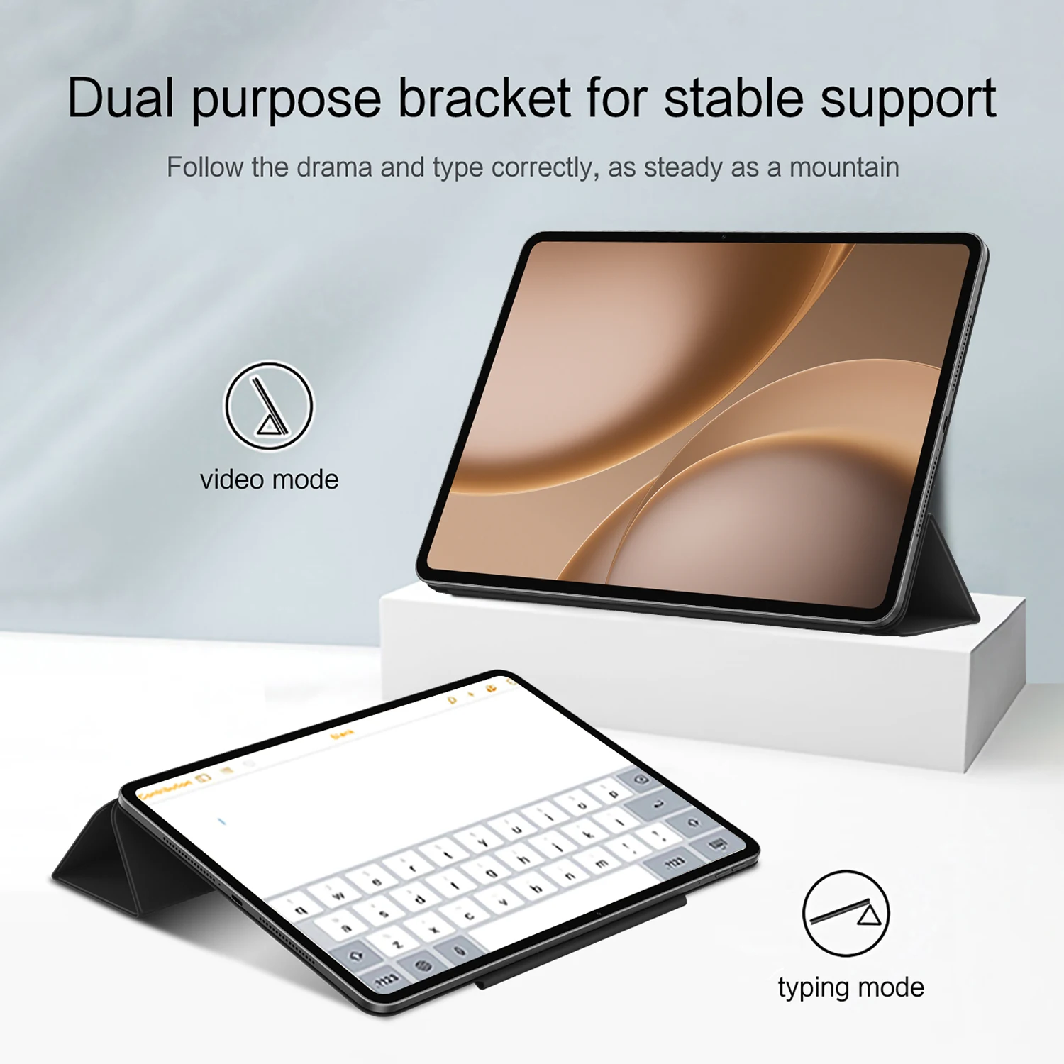 Smart Cover for 13.2 Y Fold Tablet - Tri-fold Flip Magnetic Case