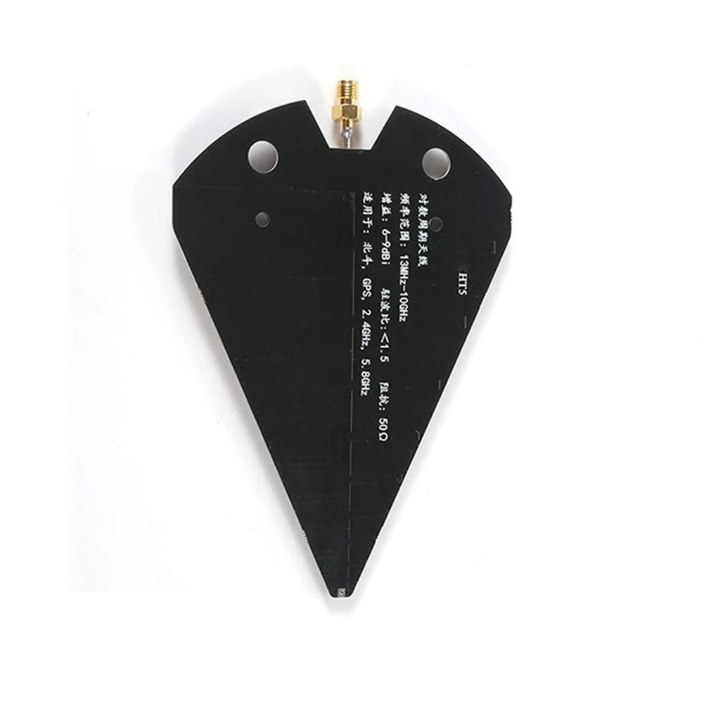 X49A-HT5 로그 주기 안테나 1.3-10Ghz 광대역 지향성 안테나 고이득 6-9Dbi 50Ω VHF UHF SHF 베이더우 GPS용