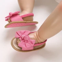 Summer Big Bowknot Breathable Comfortable Soft Sole Princess Sandal Shoe Of 0-18 Months Newborn Male and Female Baby 6